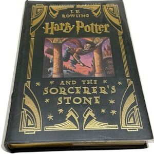 Harry Potter Sorcerer's Stone J K Rowling 2000 Collector's Edition Leather-Bound